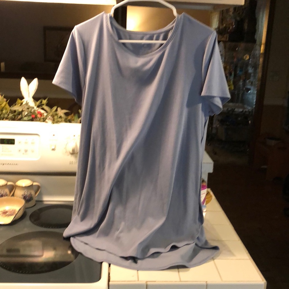 Nine West soft spun high low hem shirt XL